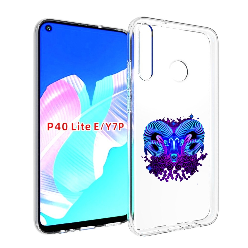 

Чехол бампер MyPads знак зодиака овен 2 для Huawei P40 Lite E, Прозрачный, Tocco