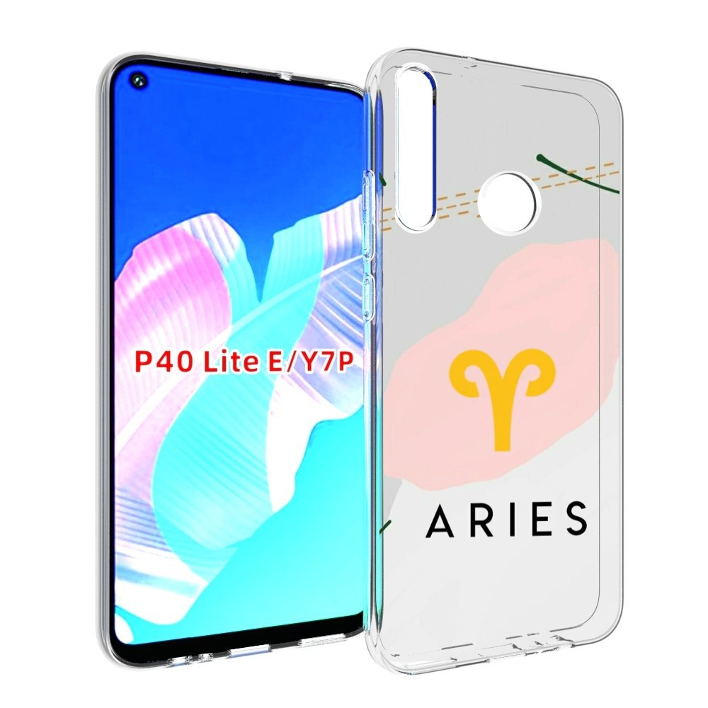 

Чехол бампер MyPads знак зодиака овен 7 для Huawei P40 Lite E, Прозрачный, Tocco