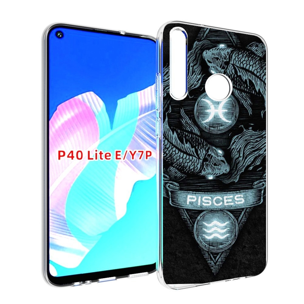 

Чехол бампер MyPads знак зодиака рыбы 4 для Huawei P40 Lite E, Прозрачный, Tocco