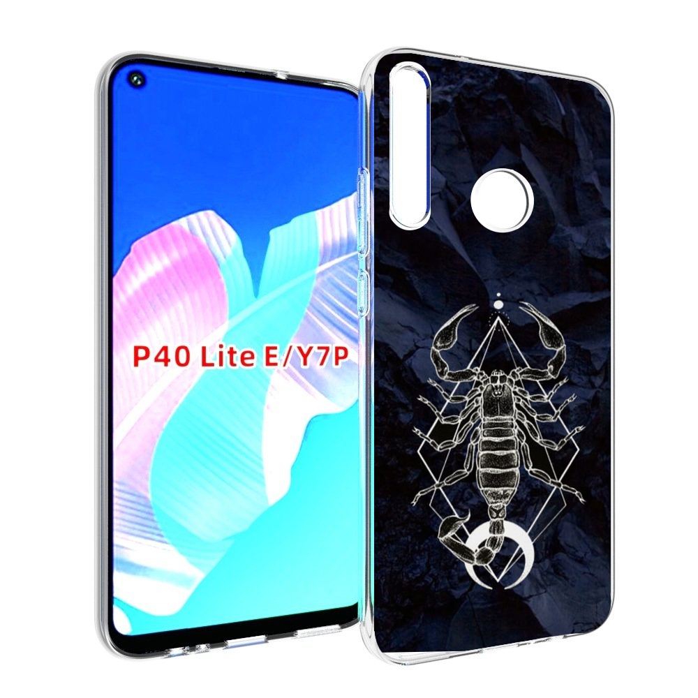 Чехол бампер MyPads знак зодиака скорпион 3 для Huawei P40 Lite