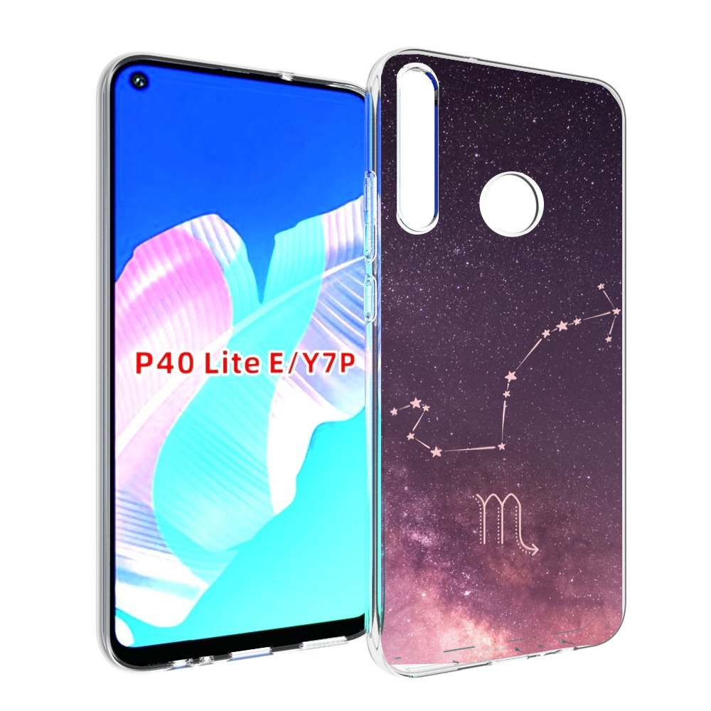 

Чехол бампер MyPads знак зодиака скорпион 4 для Huawei P40 Lite, Прозрачный, Tocco