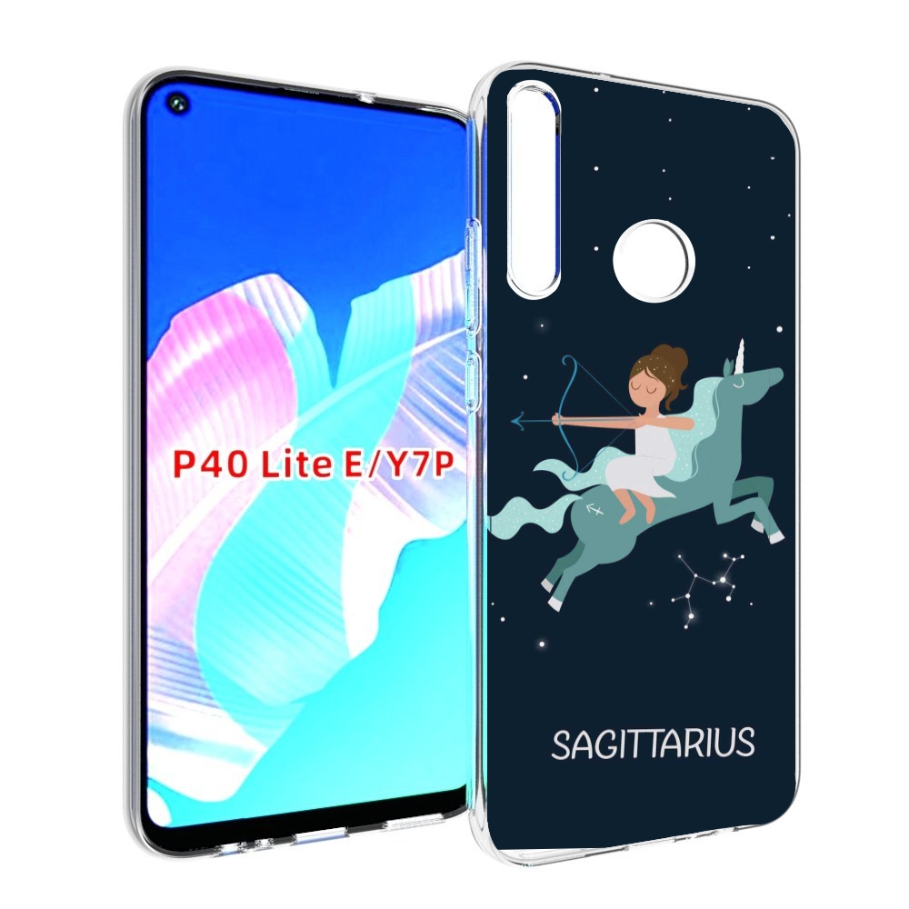 

Чехол бампер MyPads знак зодиака стрелец 5 для Huawei P40 Lite E, Прозрачный, Tocco