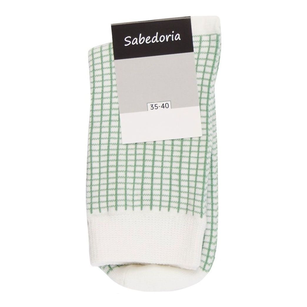 Носки женские Sabedoria зеленые 35-40