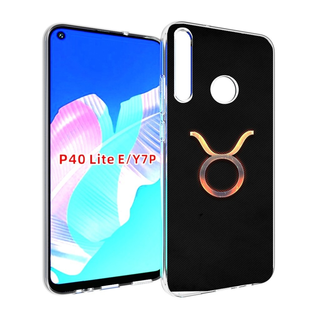 

Чехол бампер MyPads знак зодиака телец 5 для Huawei P40 Lite E, Прозрачный, Tocco
