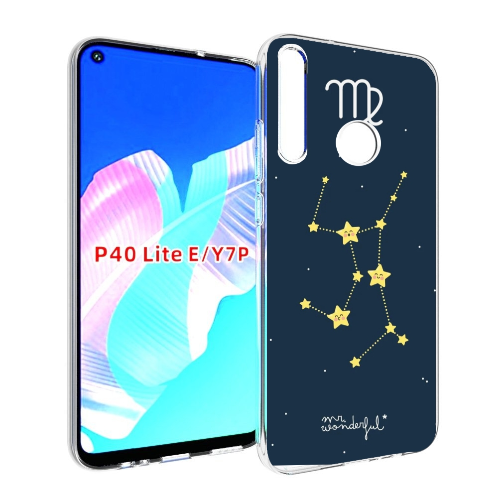 

Чехол бампер MyPads знак-зодиака-дева-3 для Huawei P40 Lite E, Прозрачный, Tocco