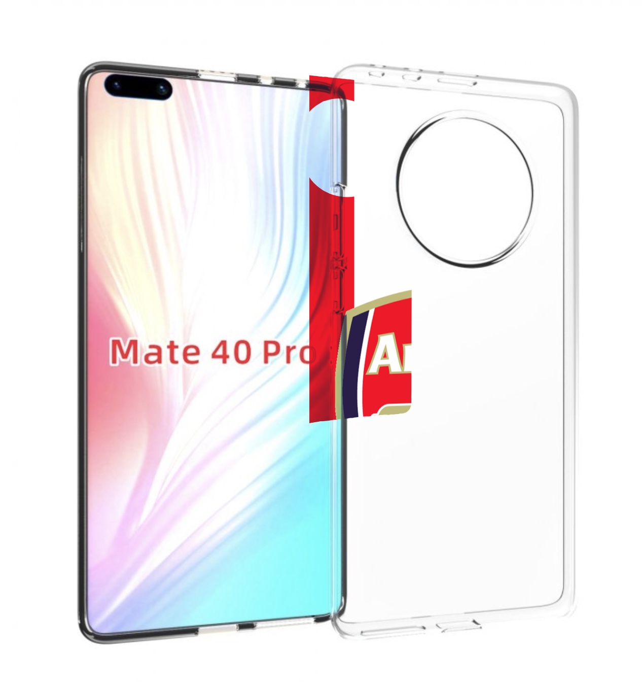 

Чехол MyPads фк арсенал лондон мужской для Huawei Mate 40 Pro (NOH-NX9), Прозрачный, Tocco