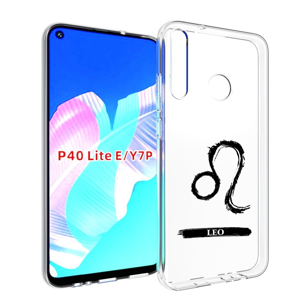 Чехол бампер MyPads знак-зодиака-лев-7 для Huawei P40 Lite E