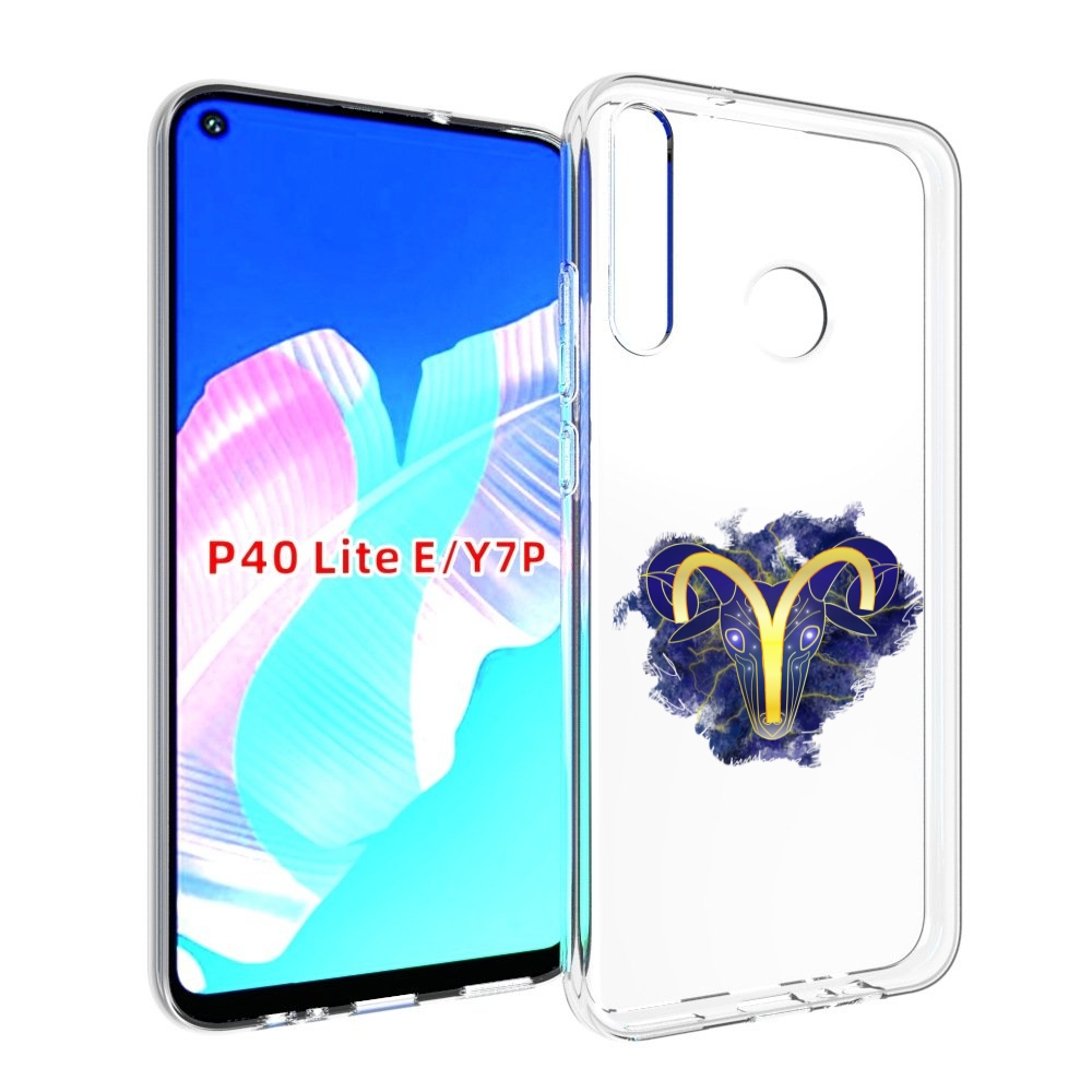 

Чехол бампер MyPads знак-зодиака-овен-8 для Huawei P40 Lite E, Прозрачный, Tocco
