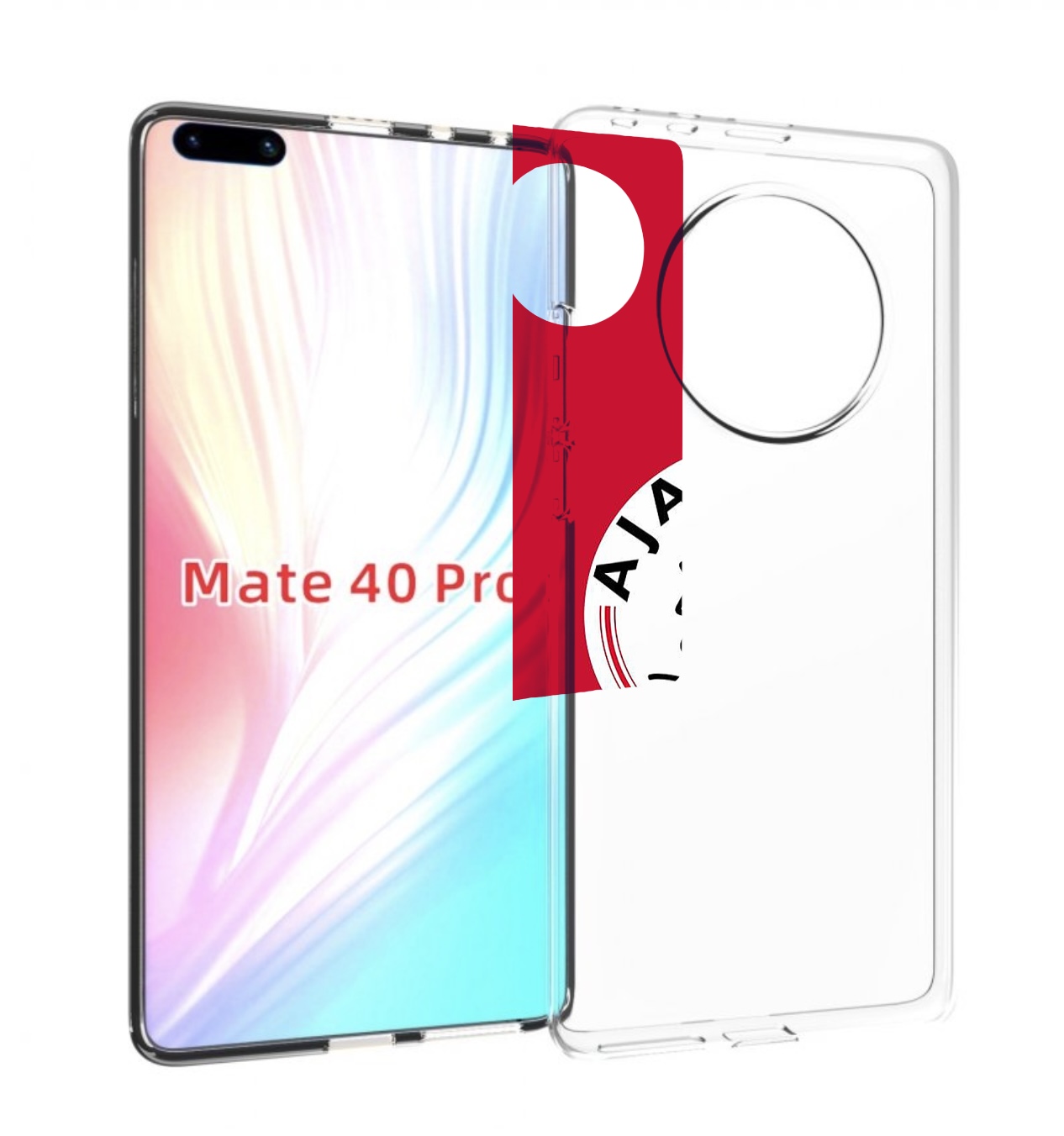 

Чехол MyPads фк аякс амстердам для Huawei Mate 40 Pro (NOH-NX9), Прозрачный, Tocco