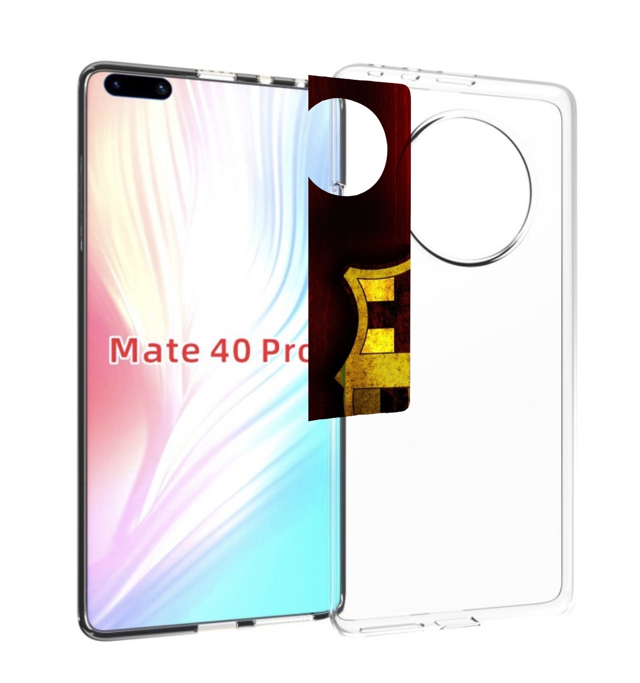 

Чехол MyPads фк барселона мужской для Huawei Mate 40 Pro (NOH-NX9), Прозрачный, Tocco