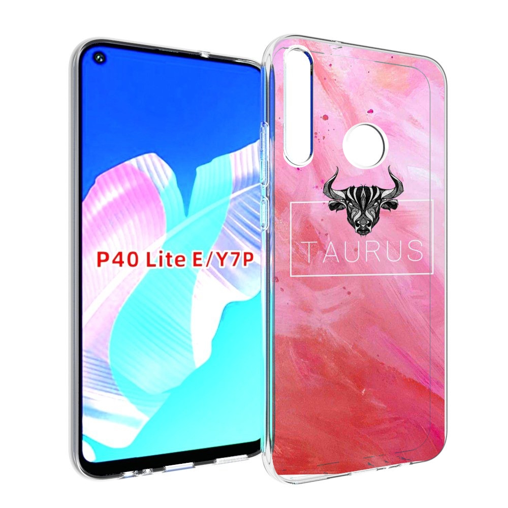 

Чехол бампер MyPads знак-зодиака-телец-3 для Huawei P40 Lite E, Прозрачный, Tocco