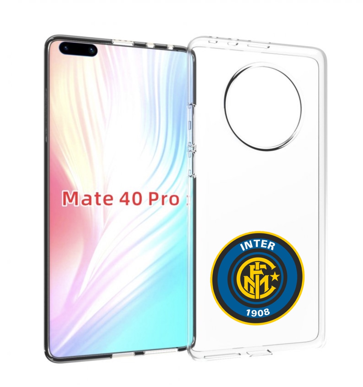 

Чехол MyPads фк интер мужской для Huawei Mate 40 Pro (NOH-NX9), Прозрачный, Tocco