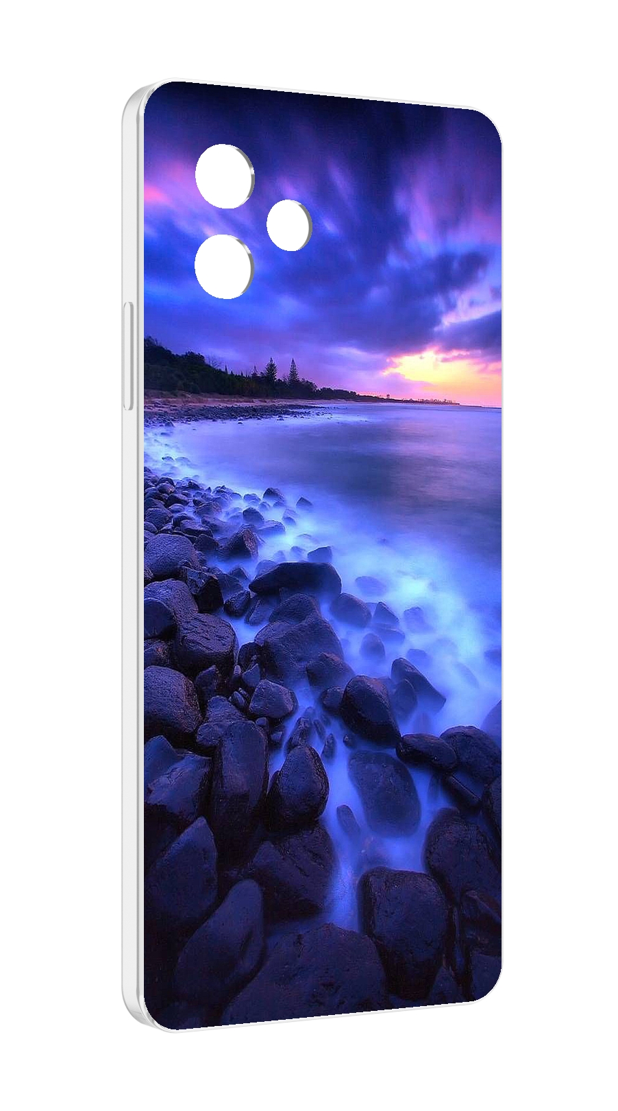 

Чехол MyPads неоновый берег для Huawei Nova Y61 / Huawei Enjoy 50z, Прозрачный, Tocco