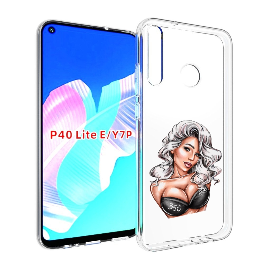 

Чехол бампер MyPads ивлеева-рисунок женский для Huawei P40 Lite, Прозрачный, Tocco