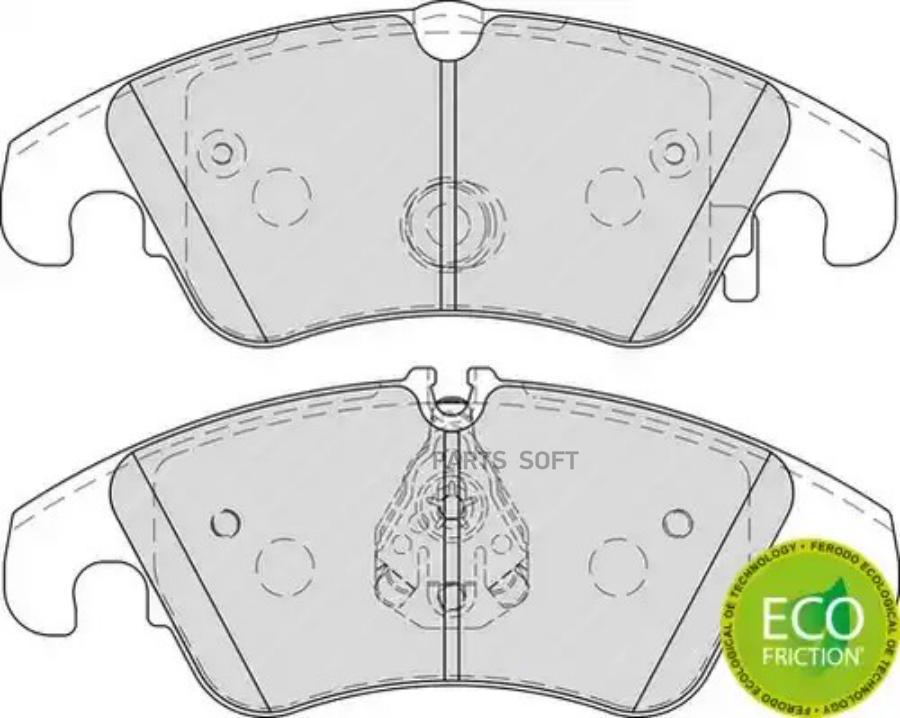 Колодки дисковые п. ford focus ii 2.5i rs 01.09>