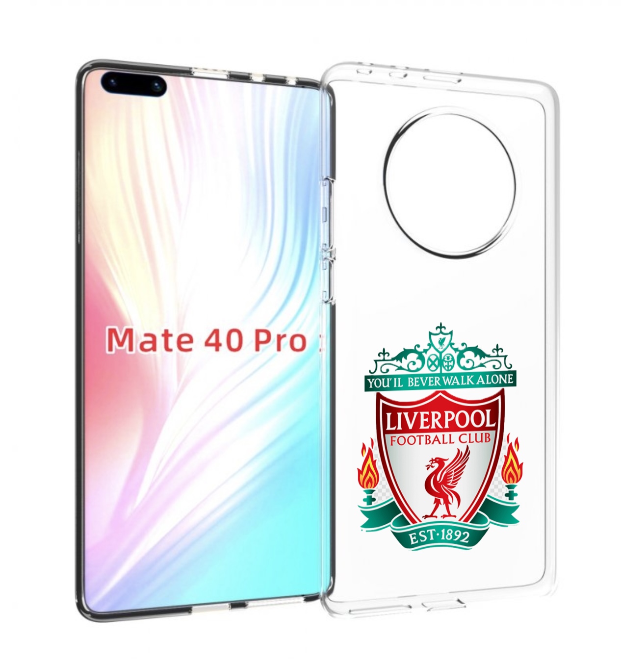 

Чехол MyPads фк ливерпуль мужской для Huawei Mate 40 Pro (NOH-NX9), Прозрачный, Tocco