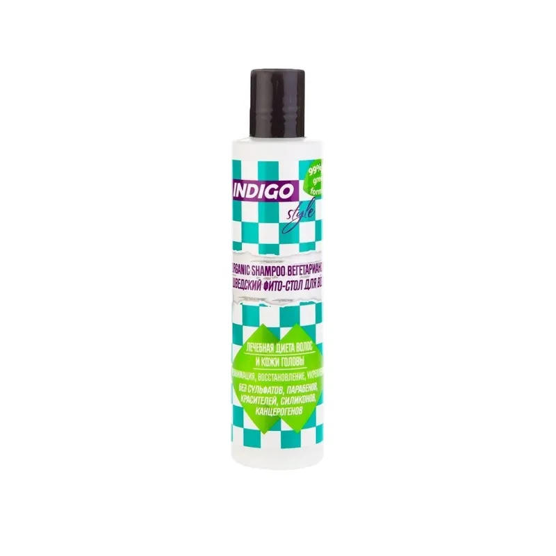 Купить Шампунь для волос Indigo Style Organic Shampoo органик вегетарианский, 200 мл