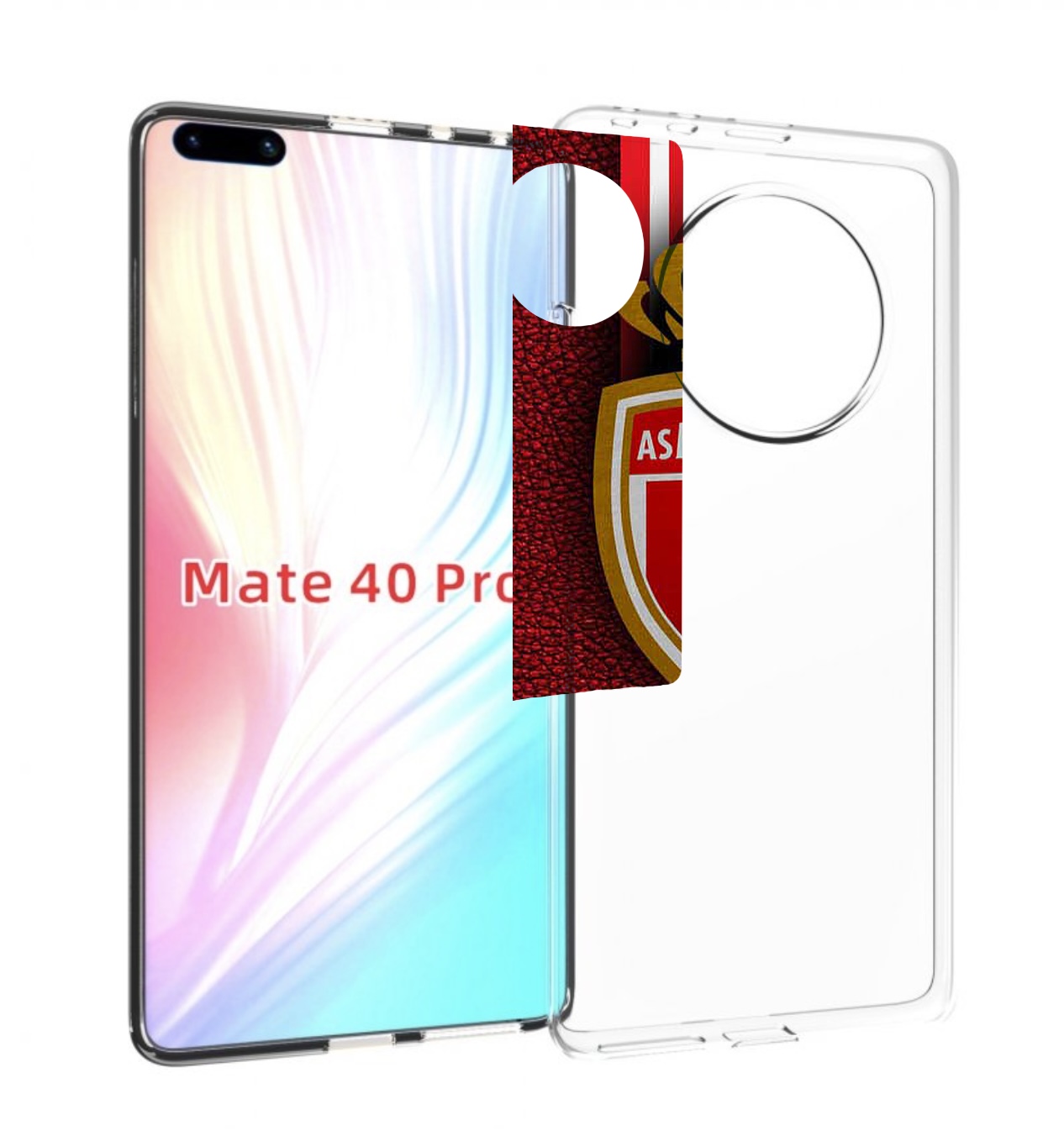 

Чехол MyPads фк монако для Huawei Mate 40 Pro (NOH-NX9), Прозрачный, Tocco