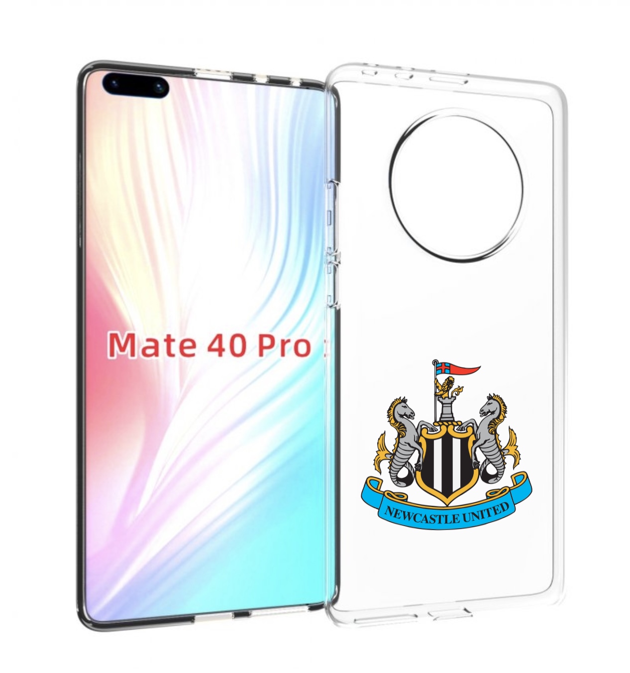 

Чехол MyPads фк ньюкасл для Huawei Mate 40 Pro (NOH-NX9), Прозрачный, Tocco