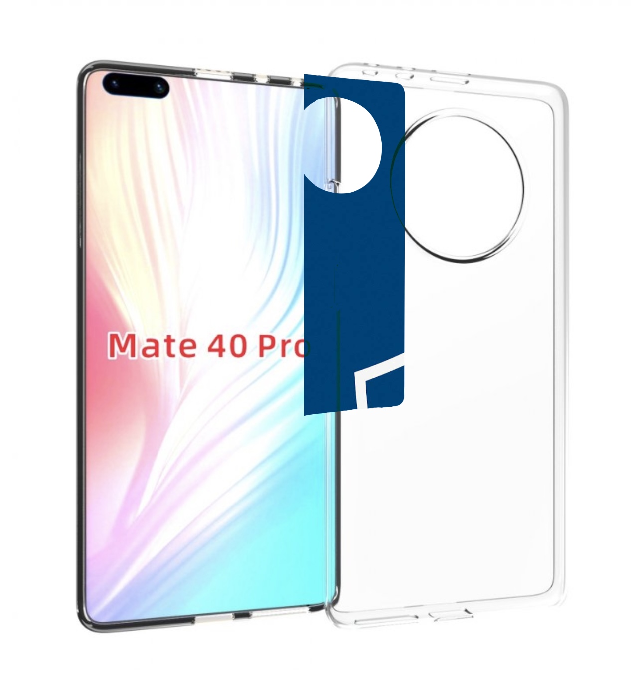 Чехол MyPads фк олимп долгопрудныи? мужской для Huawei Mate 40 Pro (NOH-NX9)