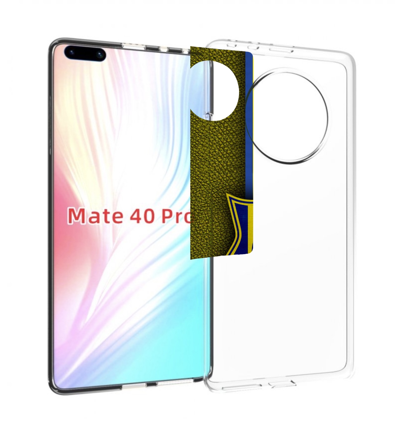 Чехол MyPads фк ростов мужской для Huawei Mate 40 Pro (NOH-NX9)