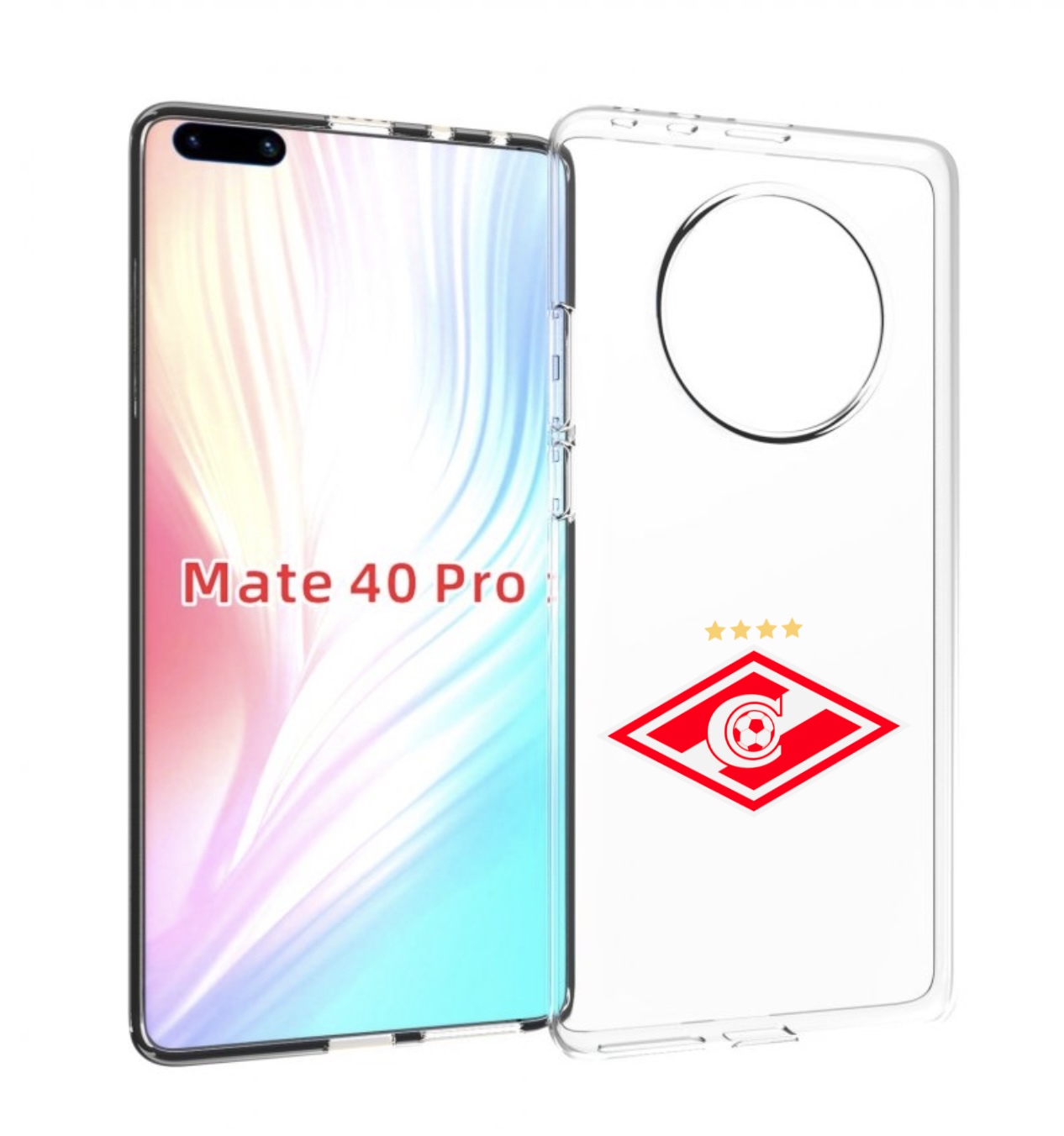 

Чехол MyPads фк спартак 1 для Huawei Mate 40 Pro (NOH-NX9), Прозрачный, Tocco