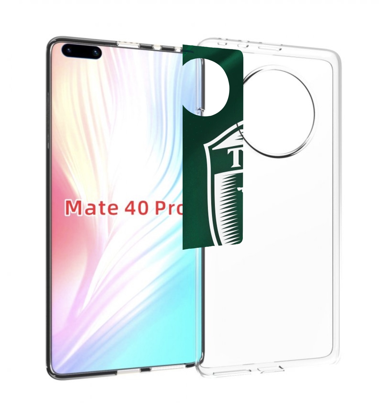 

Чехол MyPads фк томь томск для Huawei Mate 40 Pro (NOH-NX9), Прозрачный, Tocco