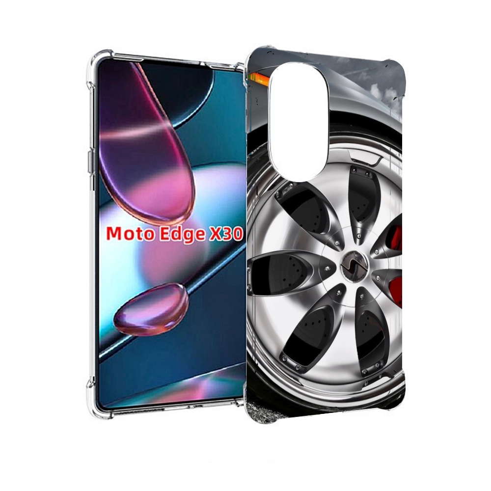 

Чехол MyPads Колесо мужской для Motorola Moto Edge X30, Прозрачный, Tocco