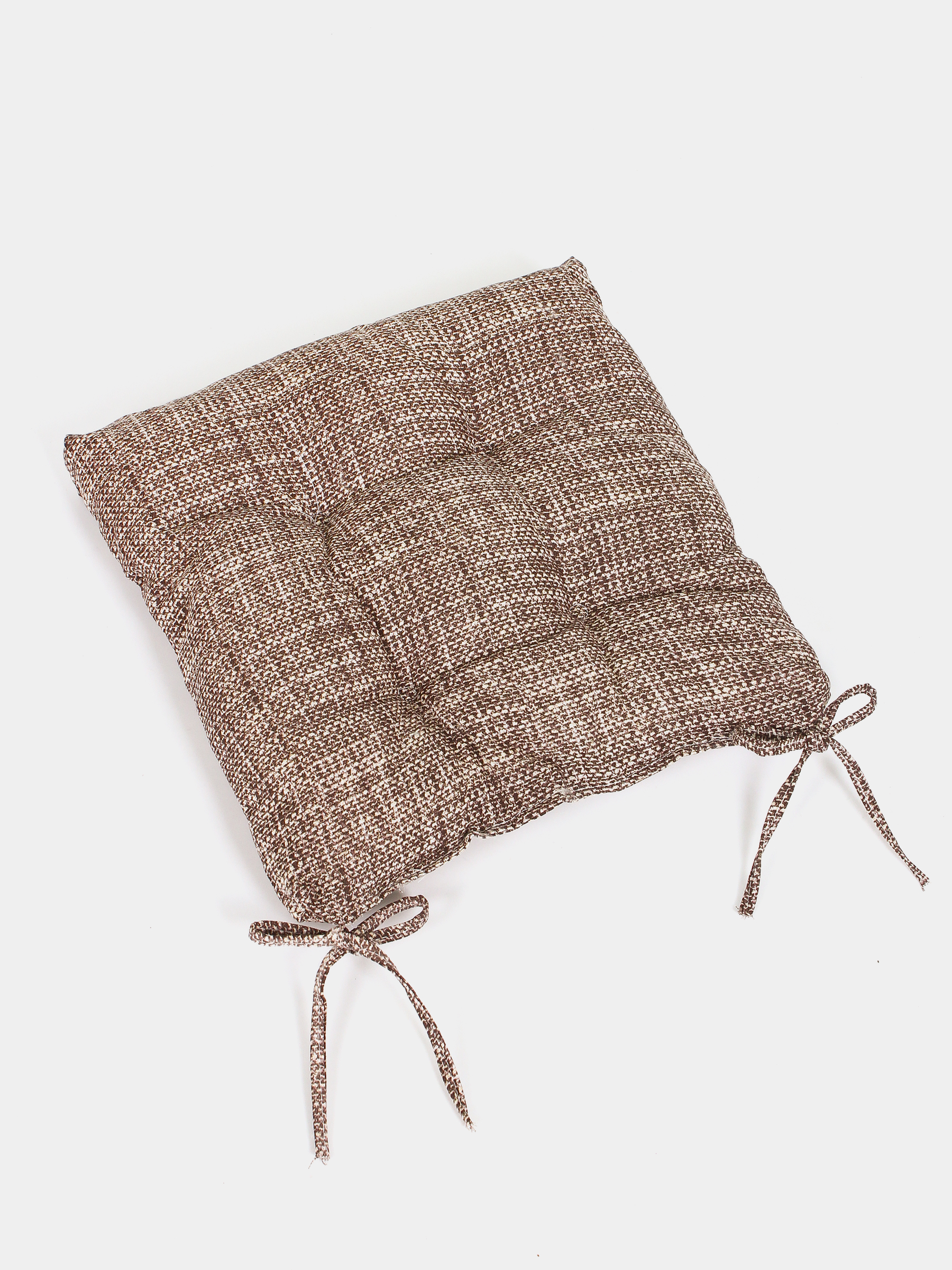 фото Подушка на стул lizzy home 35х35 см цв.коричневый