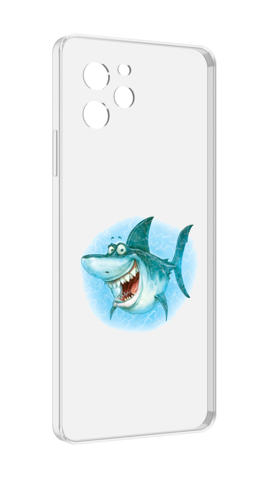 Чехол MyPads веселая акула для Huawei Nova Y61 / Huawei Enjoy 50z