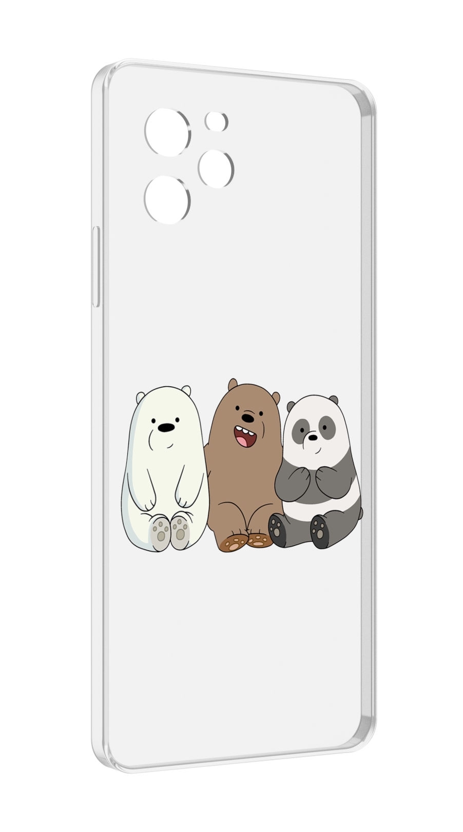 

Чехол MyPads панды детский для Huawei Nova Y61 / Huawei Enjoy 50z, Прозрачный, Tocco