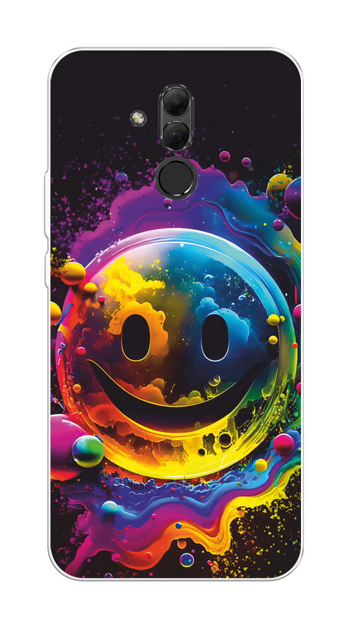 

Чехол Awog на Huawei Mate 20 Lite "Кислотный смайл", Фиолетовый;желтый;синий, 66650-1