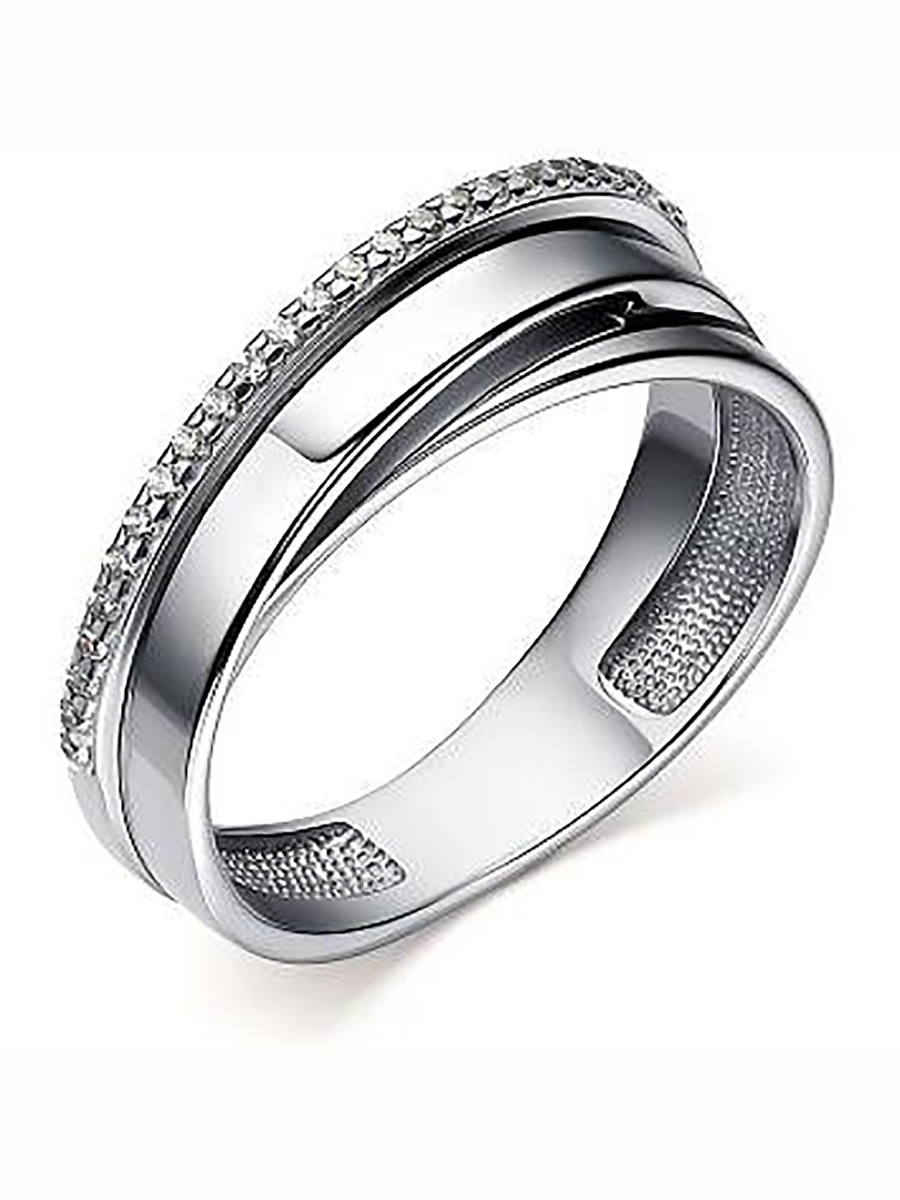 

Кольцо с 25 фианитами из серебра р. 18,5 Алкор серебро 01-2232_00КЦ-00, 01-2232_00КЦ-00