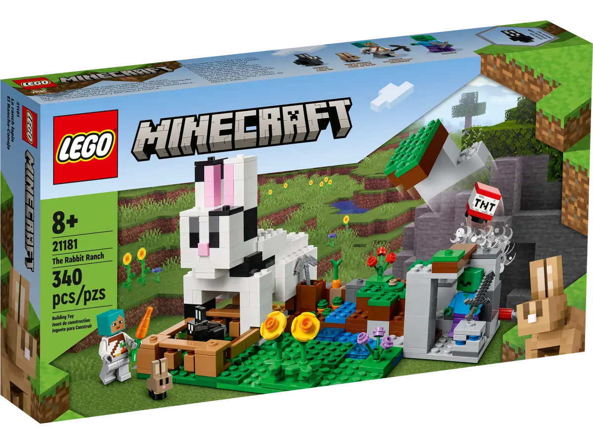 

Конструктор Lego Minecraft The Rabbit Ranch, 21181