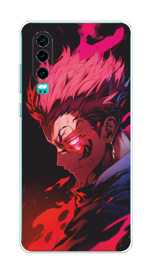 

Чехол Awog на Huawei P30 "Взгляд Сукуны", Розовый;красный;черный, 68550-1