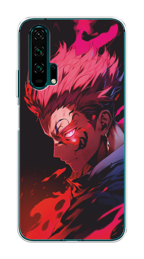 

Чехол Awog на Honor 20 Pro "Взгляд Сукуны", Розовый;красный;черный, 69350-1