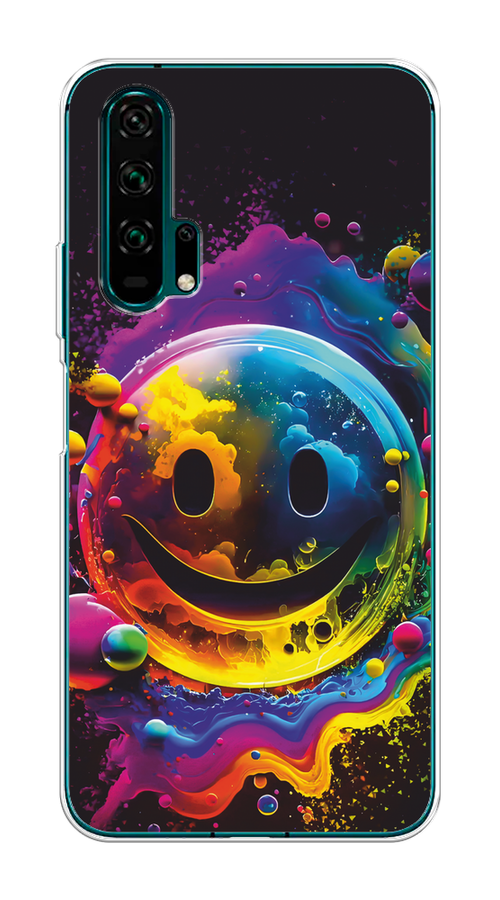

Чехол Awog на Honor 20 Pro "Кислотный смайл", Фиолетовый;желтый;синий, 69350-1