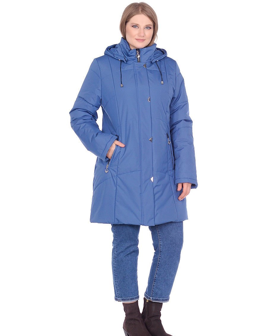 

Пальто женское Maritta 22-4016-10 синее 44 EU, Синий, 22-4016-10