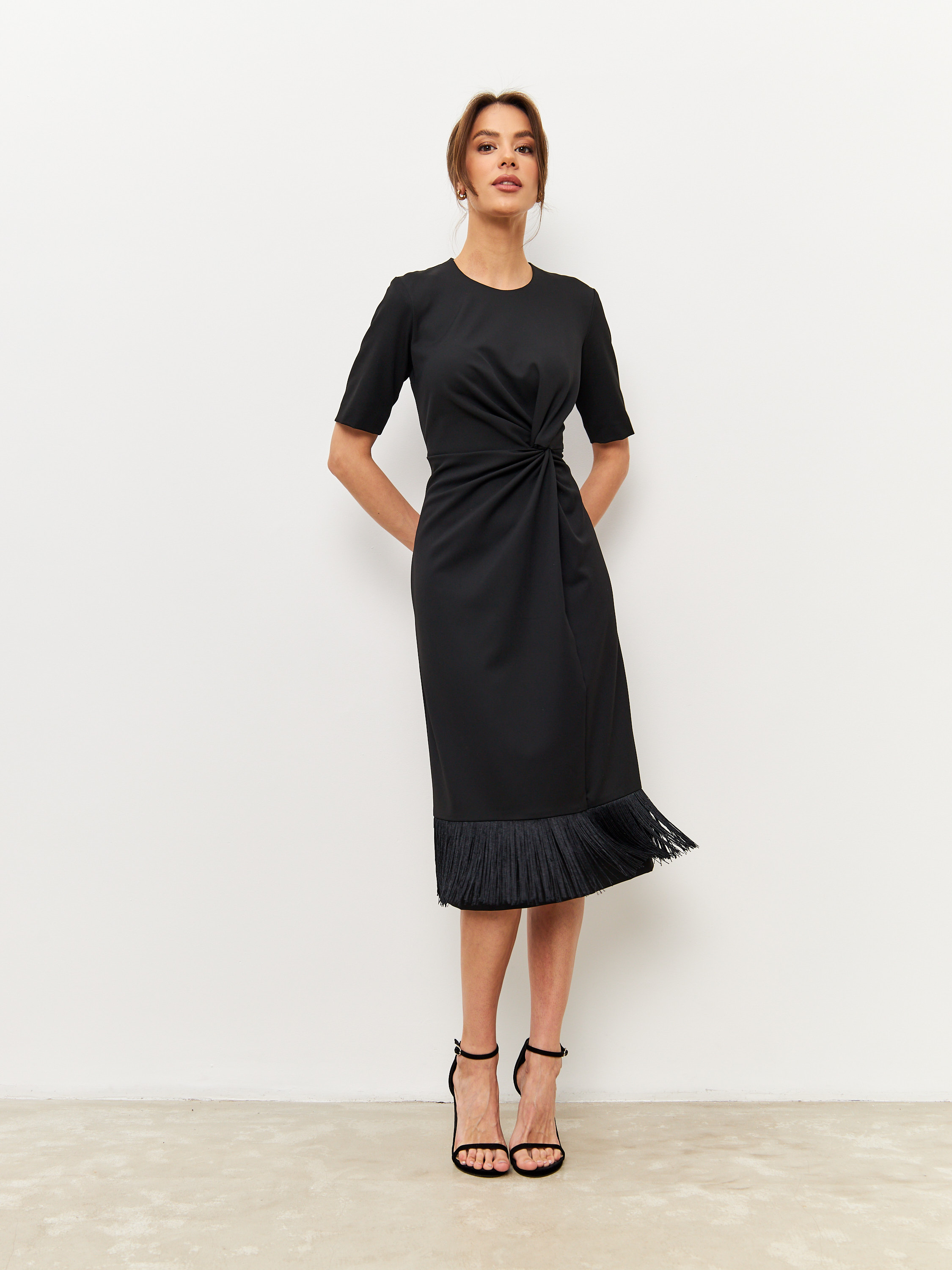 Платье женское RONROC Париж черное 46 RU