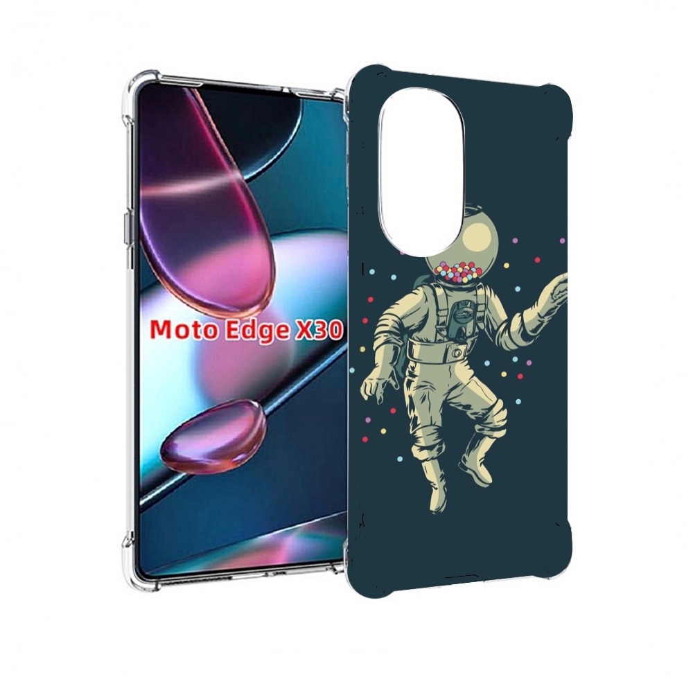 

Чехол MyPads Космонавт для Motorola Moto Edge X30, Прозрачный, Tocco