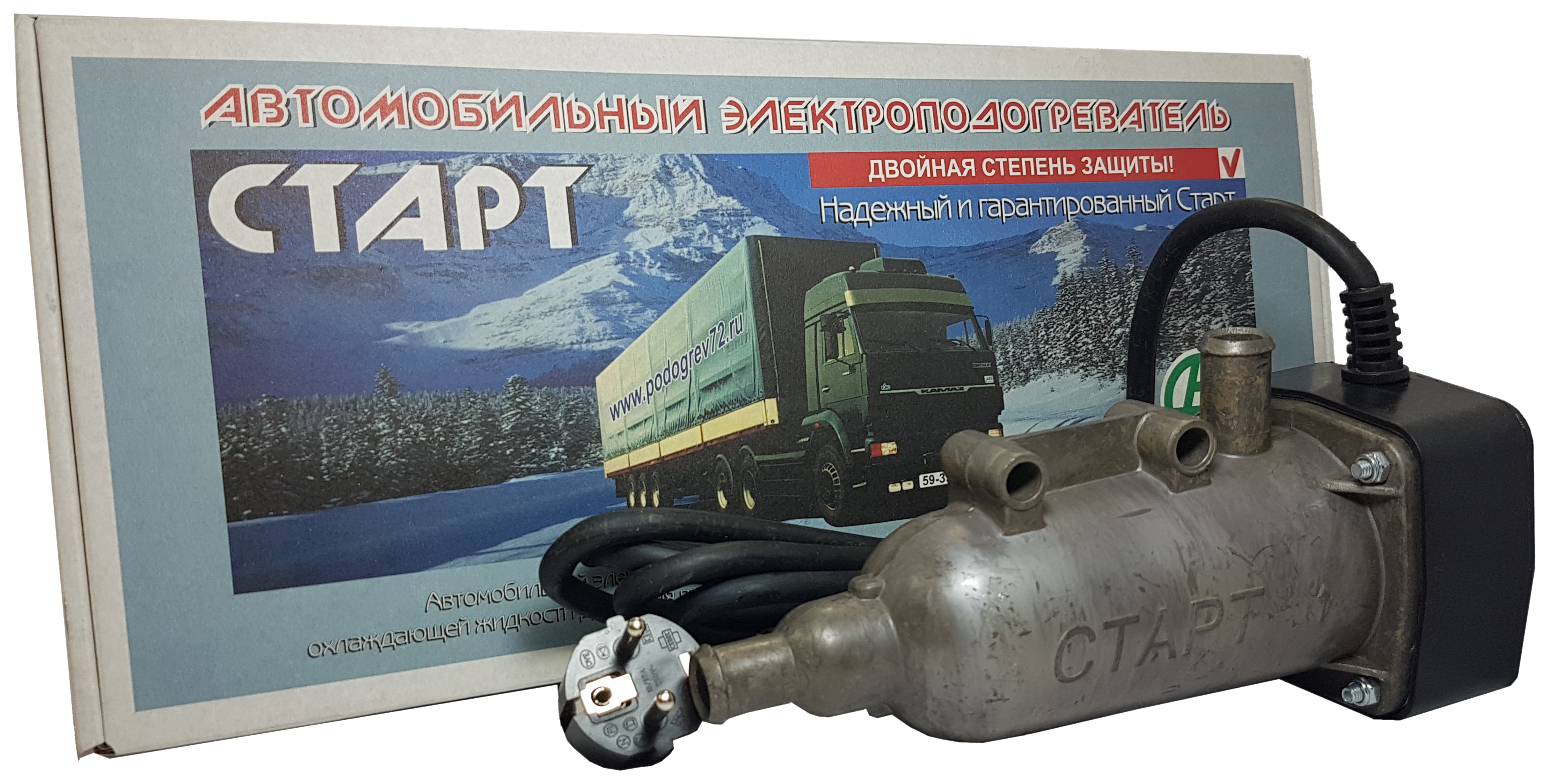 

СТАРТ Подогреватель предпусковой электр. КАМАЗ,Урал дв. 740 КМУ (унив.)(3 кВт) (СТАРТ)