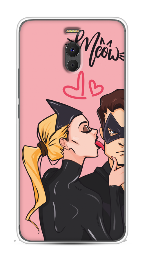 

Чехол Awog на Meizu M6 Note "Kiss of Cat Woman", Розовый;черный;бежевый, 72150-1