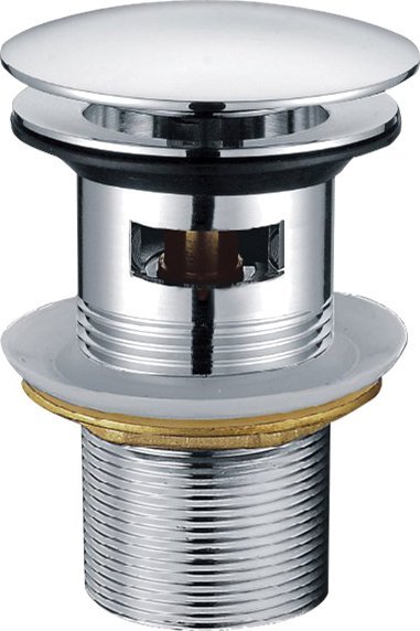 

Донный клапан для раковины Creavit SF031 с переливом, хром, Серебристый матовый