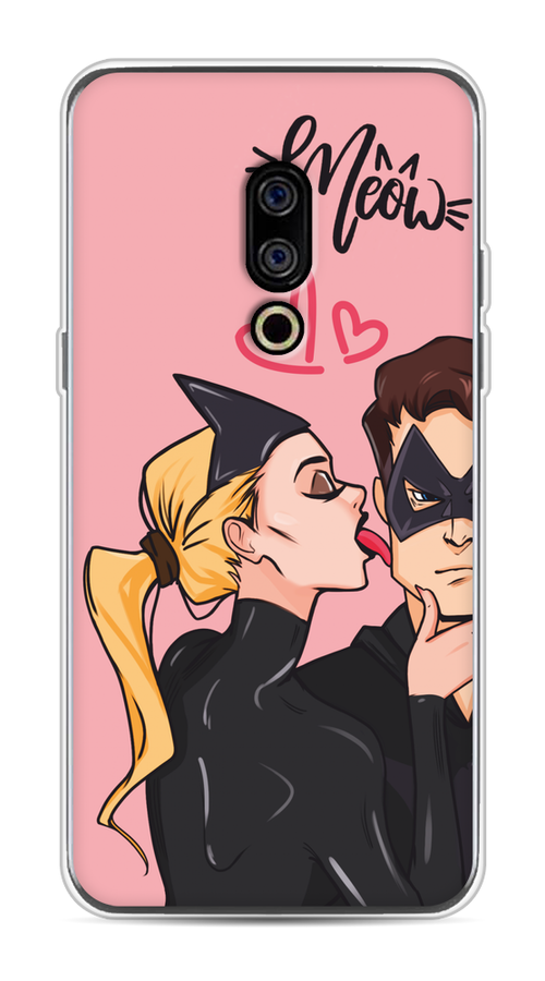 

Чехол Awog на Meizu 15 "Kiss of Cat Woman", Розовый;черный;бежевый, 72650-1