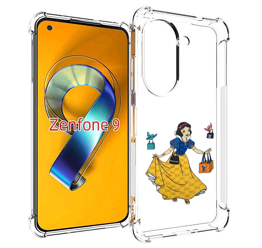 

Чехол MyPads модная-принцесса женский для Asus Zenfone 9 (AI2202), Прозрачный, Tocco