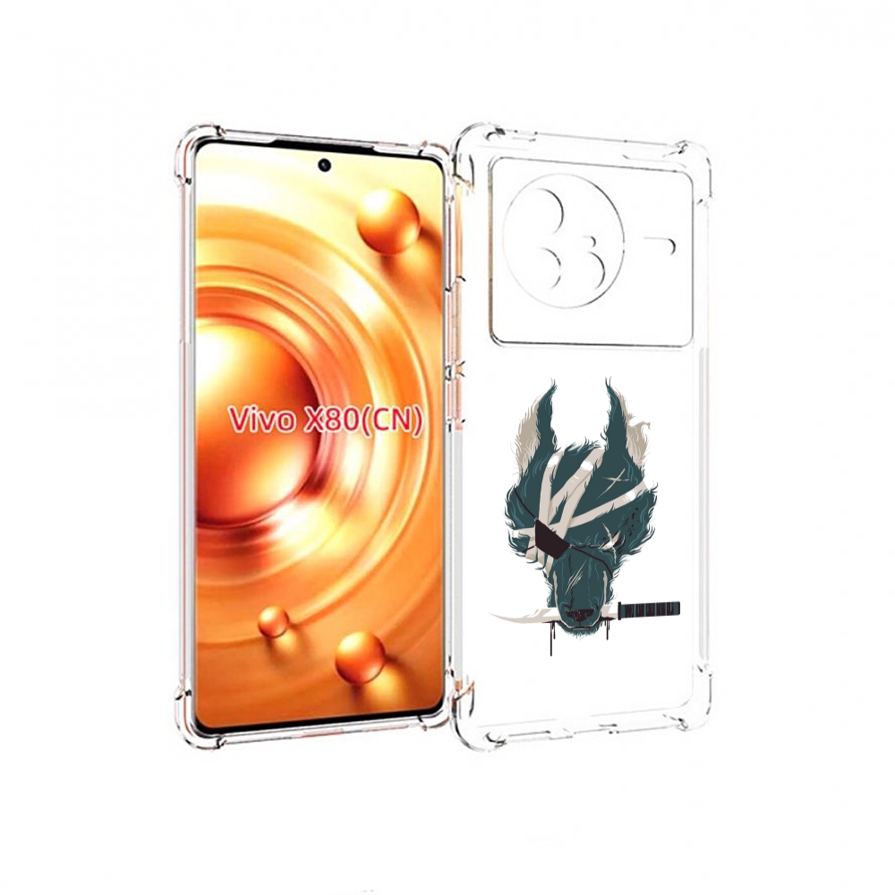 

Чехол Mypads Волк-Разбойник Для Vivo X80, Прозрачный, Tocco
