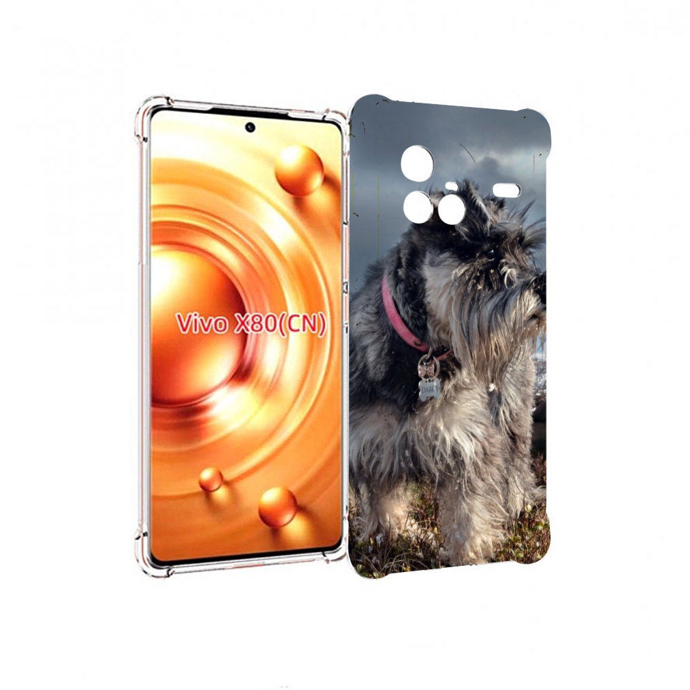 

Чехол Mypads Ризеншнауцер 2 Для Vivo X80, Прозрачный, Tocco