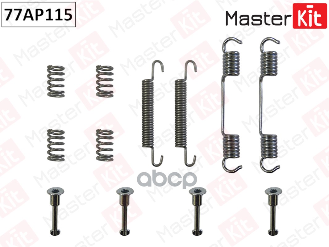 

Комплект Установочный Барабанных Колодок MasterKit 77AP115, 77AP115