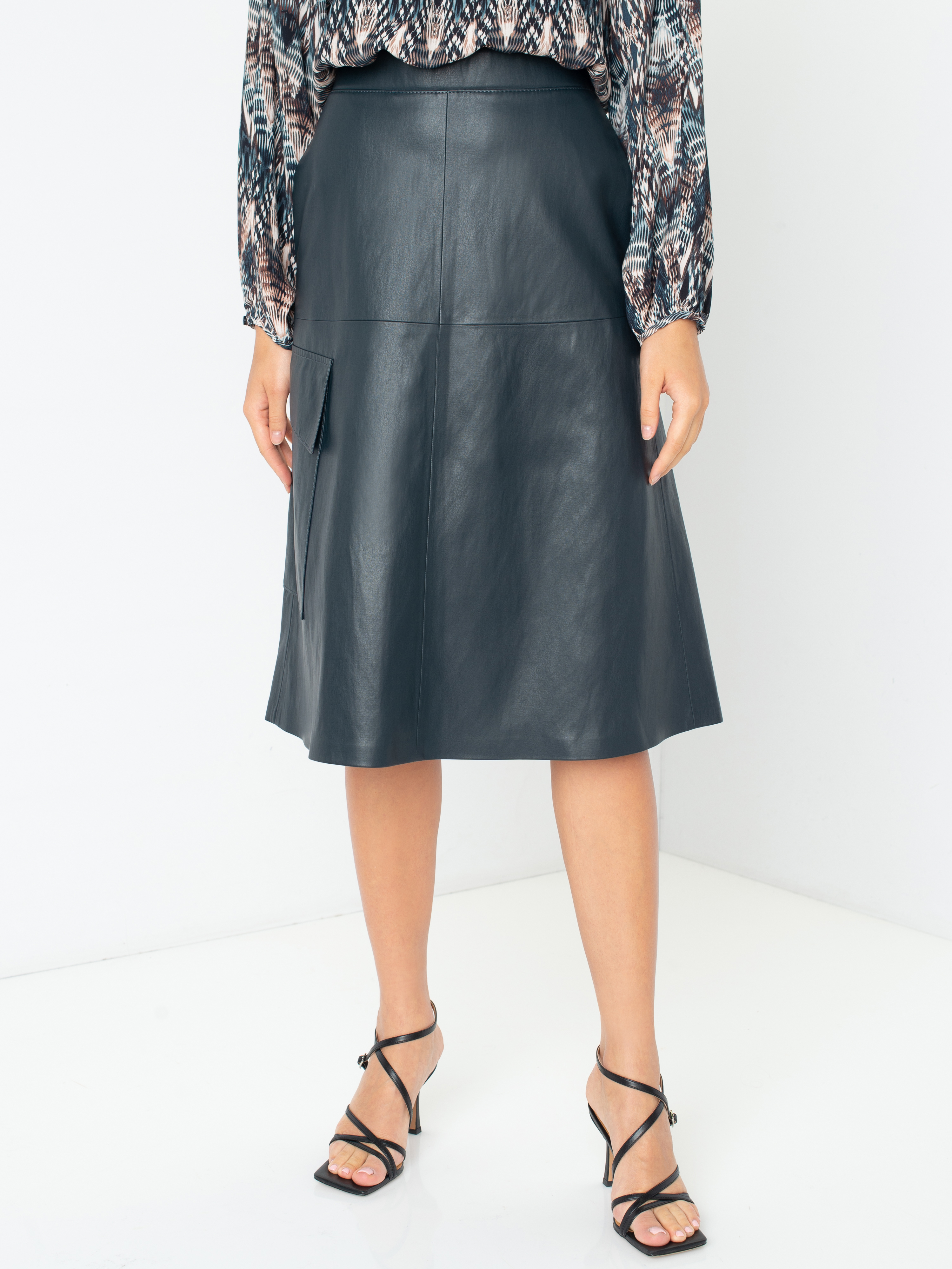 

Юбка женская Gerry Weber 810002-31257-80379 серая 46, 810002-31257-80379