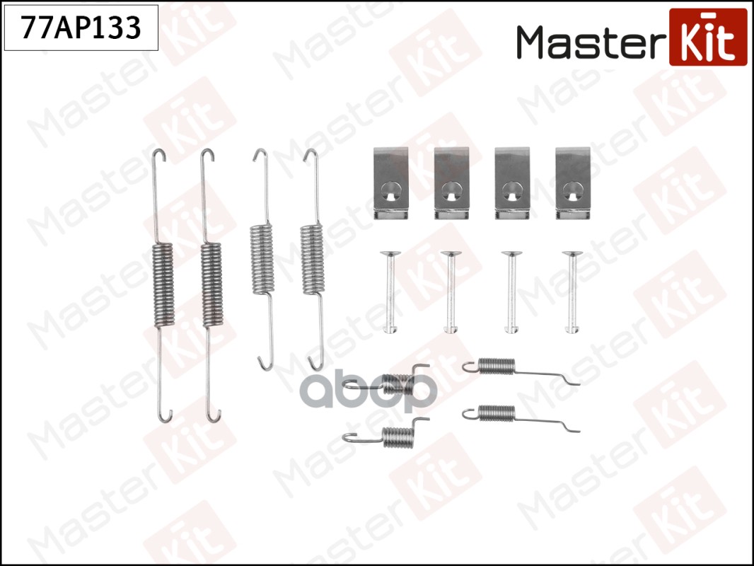 

Тормозные колодки MASTERKIT барабанные 77AP133, 77AP133